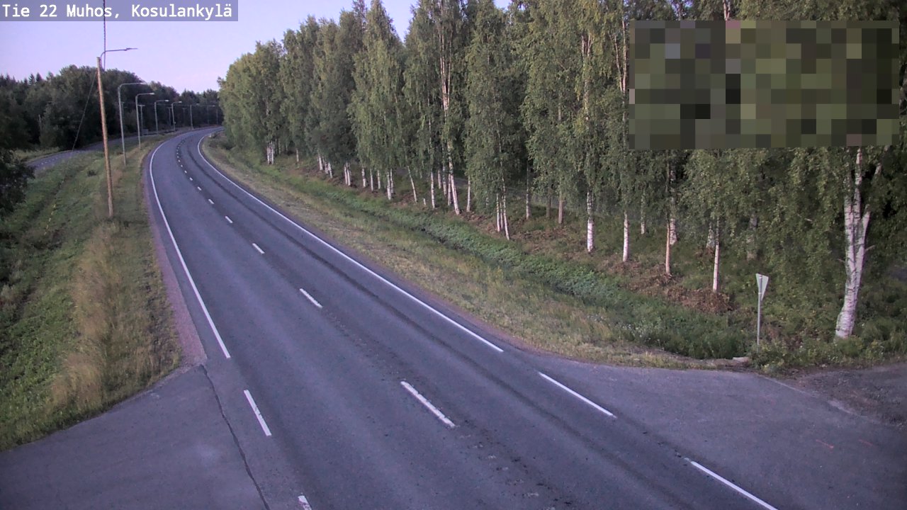 Kelikamerat Kuva Tie 22 Muhos, Kosulankylä, Muhos, Pohjois-Pohjanmaa