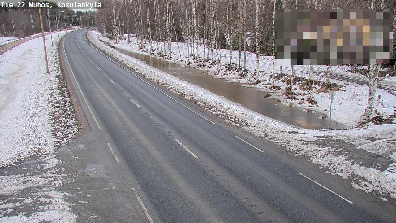 Kelikamerat Kuva Tie 22 Muhos, Kosulankylä, Muhos, Pohjois-Pohjanmaa