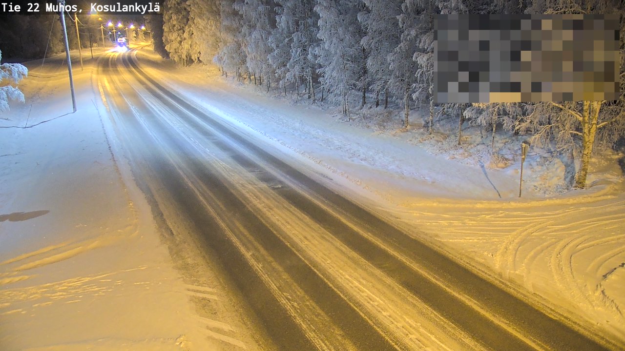 Kelikamerat Kuva Tie 22 Muhos, Kosulankylä, Muhos, Pohjois-Pohjanmaa