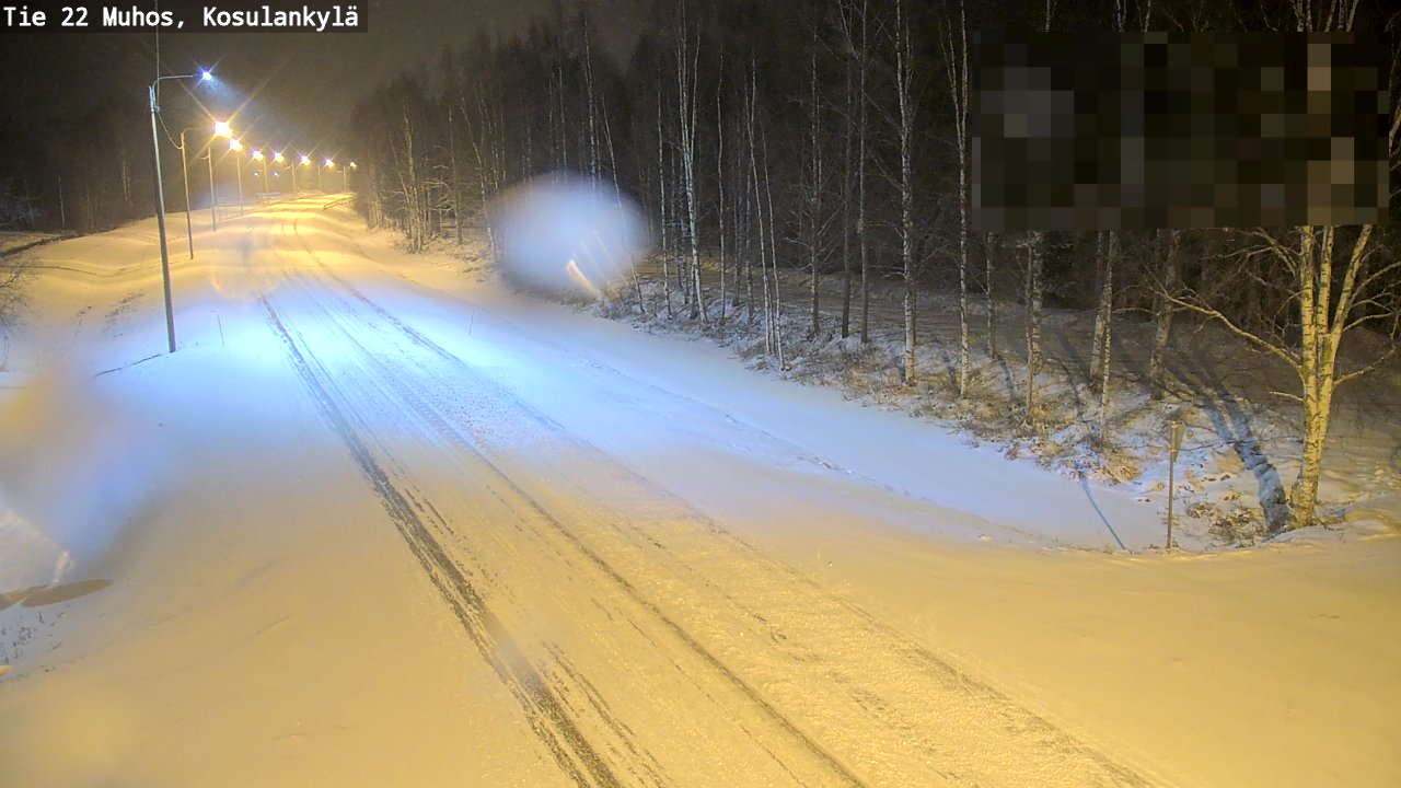 Kelikamerat Kuva Tie 22 Muhos, Kosulankylä, Muhos, Pohjois-Pohjanmaa