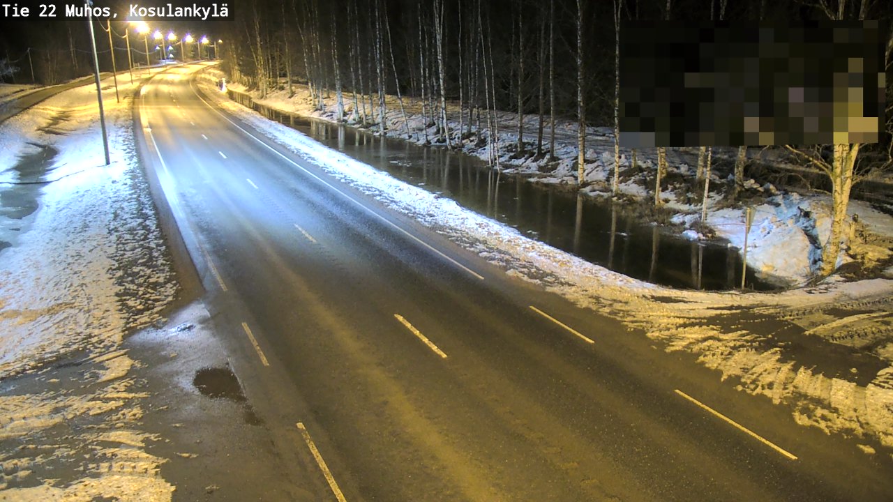 Kelikamerat Kuva Tie 22 Muhos, Kosulankylä, Muhos, Pohjois-Pohjanmaa