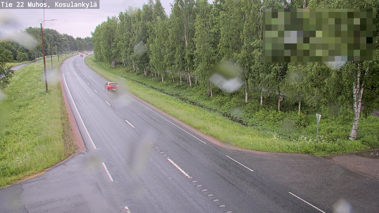 Kelikamerat Kuva Tie 22 Muhos, Kosulankylä, Muhos, Pohjois-Pohjanmaa