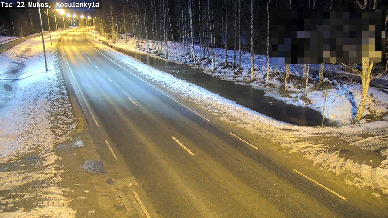 Kelikamerat Kuva Tie 22 Muhos, Kosulankylä, Muhos, Pohjois-Pohjanmaa