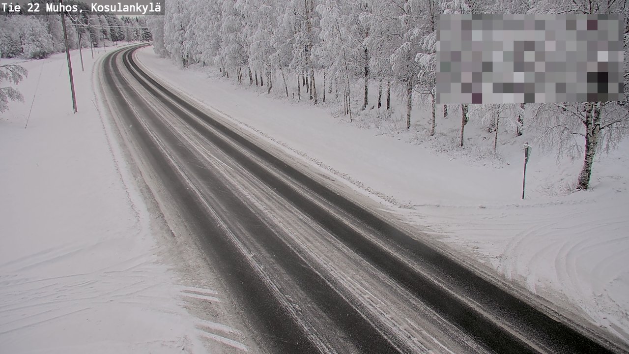 Kelikamerat Kuva Tie 22 Muhos, Kosulankylä, Muhos, Pohjois-Pohjanmaa