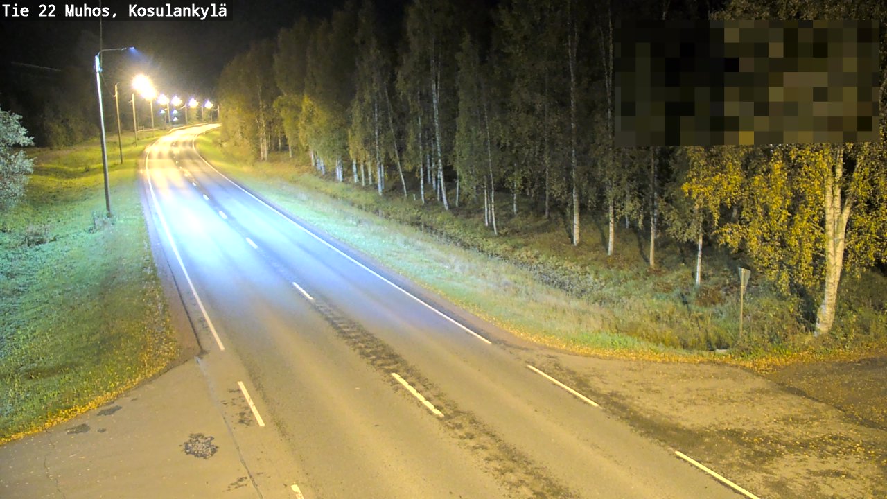 Kelikamerat Kuva Tie 22 Muhos, Kosulankylä, Muhos, Pohjois-Pohjanmaa