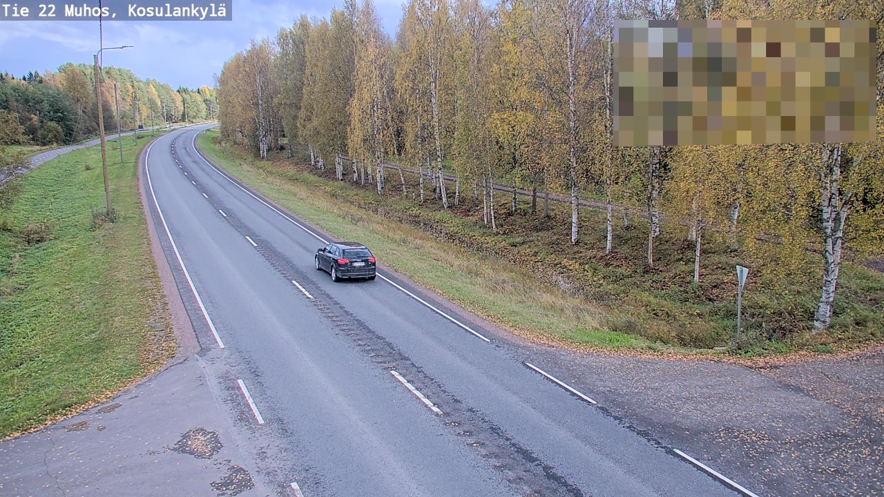 Kelikamerat Kuva Tie 22 Muhos, Kosulankylä, Muhos, Pohjois-Pohjanmaa