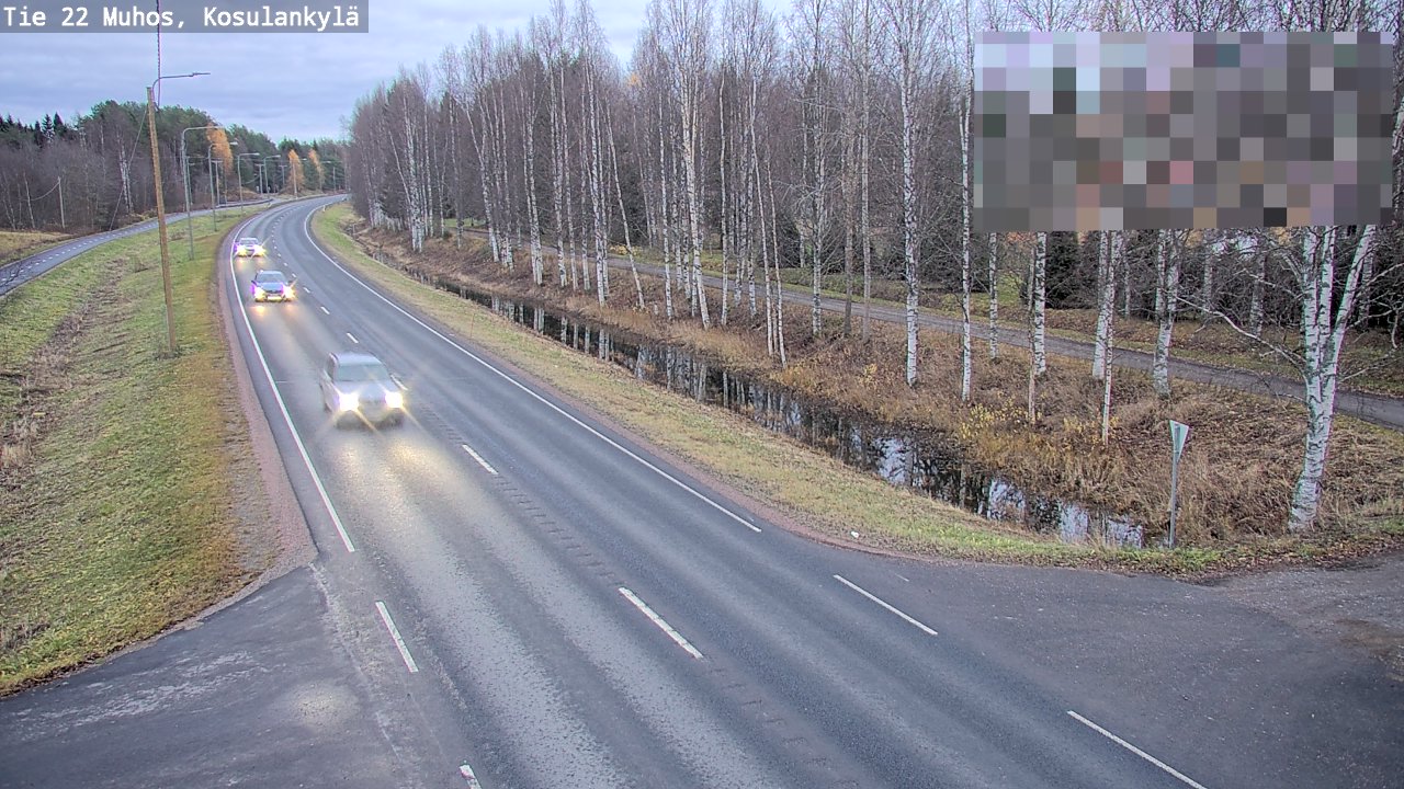 Kelikamerat Kuva Tie 22 Muhos, Kosulankylä, Muhos, Pohjois-Pohjanmaa