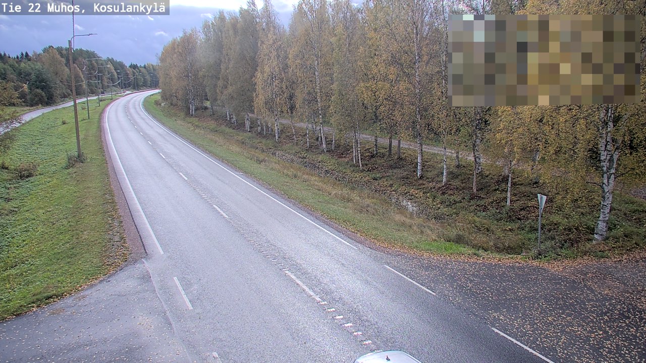 Kelikamerat Kuva Tie 22 Muhos, Kosulankylä, Muhos, Pohjois-Pohjanmaa
