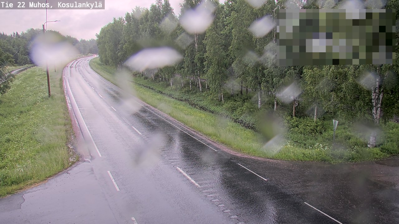 Kelikamerat Kuva Tie 22 Muhos, Kosulankylä, Muhos, Pohjois-Pohjanmaa
