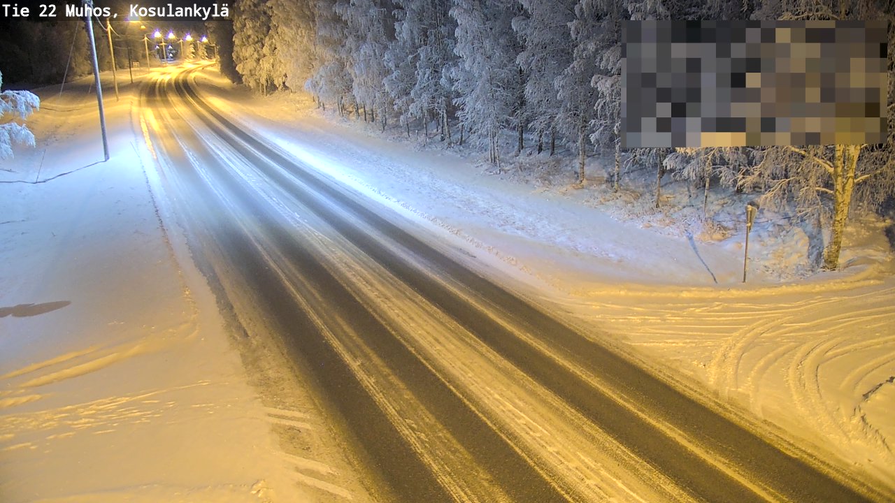 Kelikamerat Kuva Tie 22 Muhos, Kosulankylä, Muhos, Pohjois-Pohjanmaa