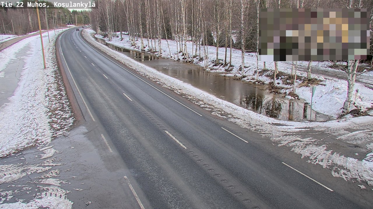 Kelikamerat Kuva Tie 22 Muhos, Kosulankylä, Muhos, Pohjois-Pohjanmaa