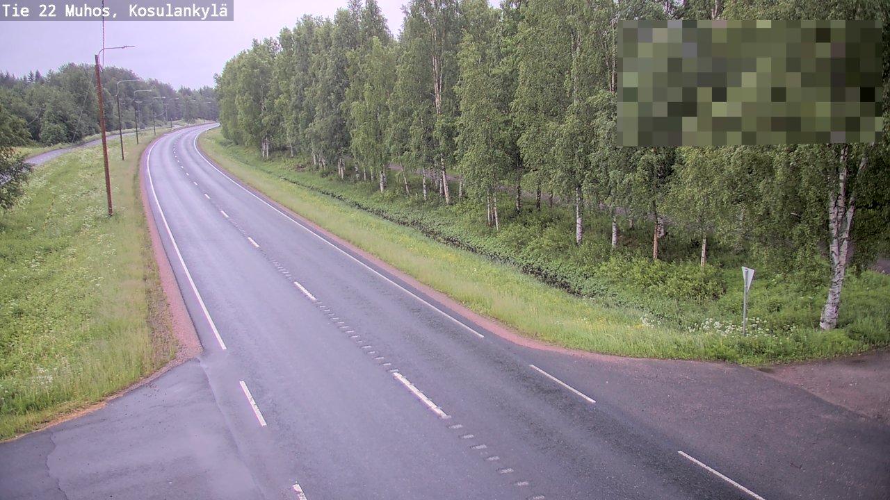 Kelikamerat Kuva Tie 22 Muhos, Kosulankylä, Muhos, Pohjois-Pohjanmaa