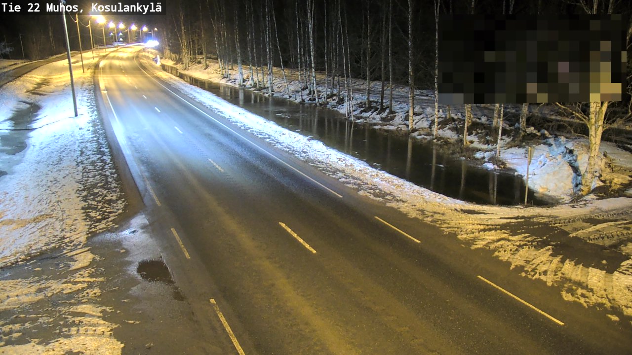 Kelikamerat Kuva Tie 22 Muhos, Kosulankylä, Muhos, Pohjois-Pohjanmaa