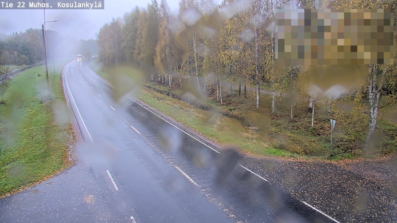 Weather Camera Image Road 22 Muhos, Kosulankylä, Muhos, Pohjois-Pohjanmaa