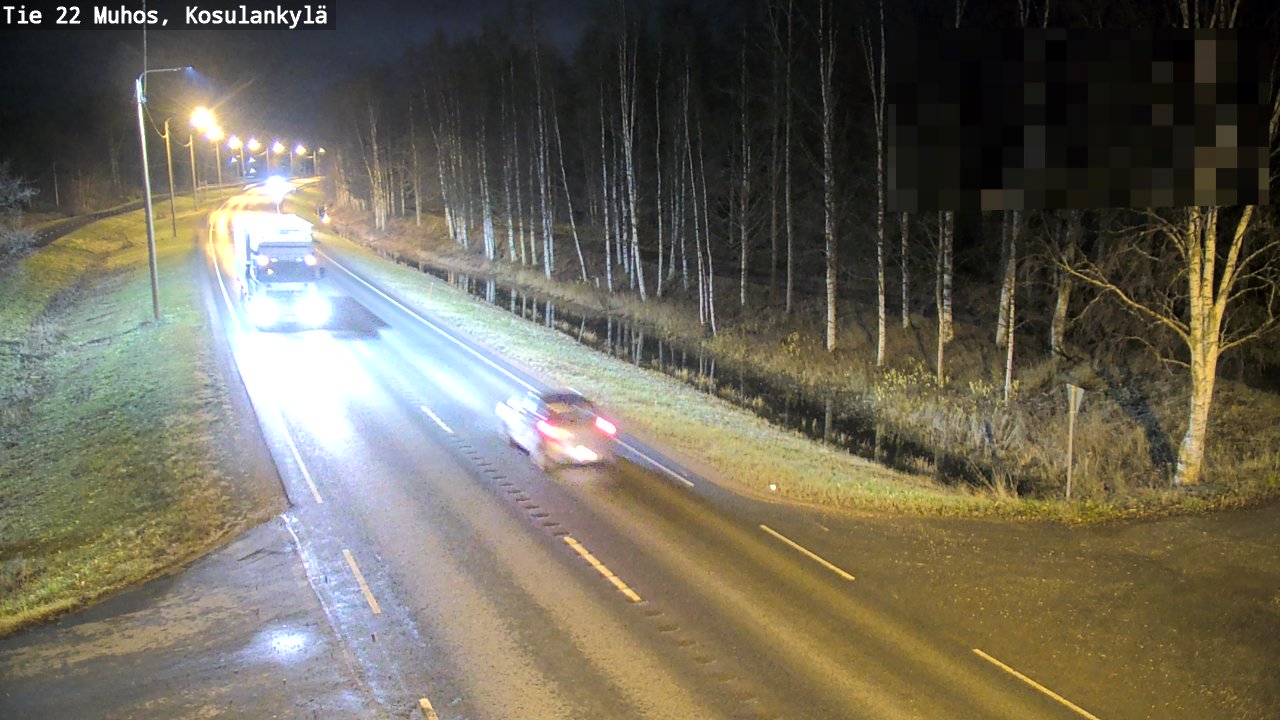 Kelikamerat Kuva Tie 22 Muhos, Kosulankylä, Muhos, Pohjois-Pohjanmaa