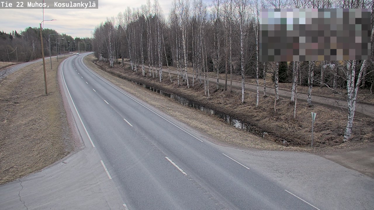 Kelikamerat Kuva Tie 22 Muhos, Kosulankylä, Muhos, Pohjois-Pohjanmaa