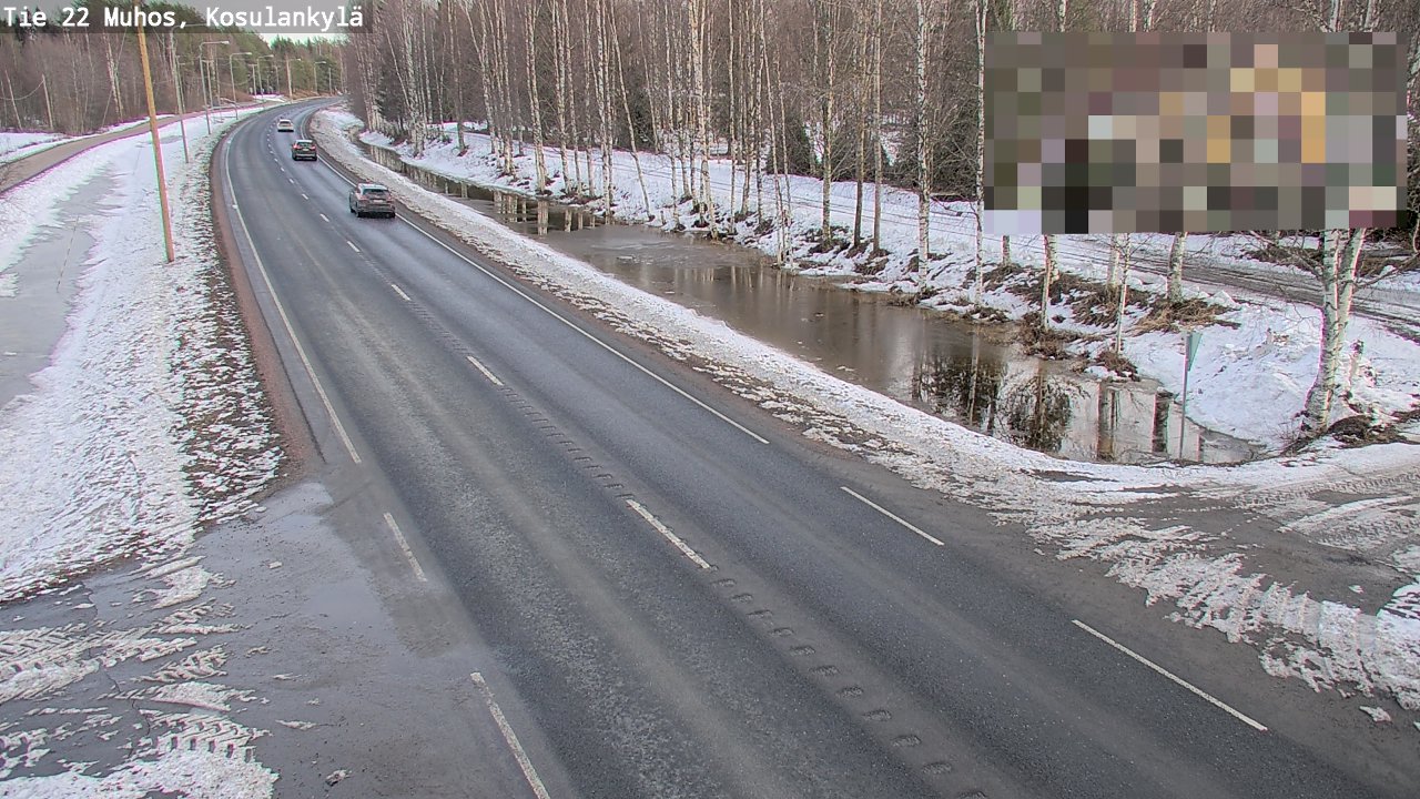 Kelikamerat Kuva Tie 22 Muhos, Kosulankylä, Muhos, Pohjois-Pohjanmaa