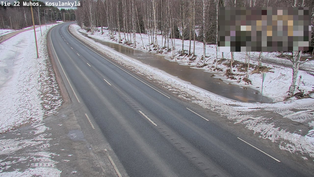 Kelikamerat Kuva Tie 22 Muhos, Kosulankylä, Muhos, Pohjois-Pohjanmaa