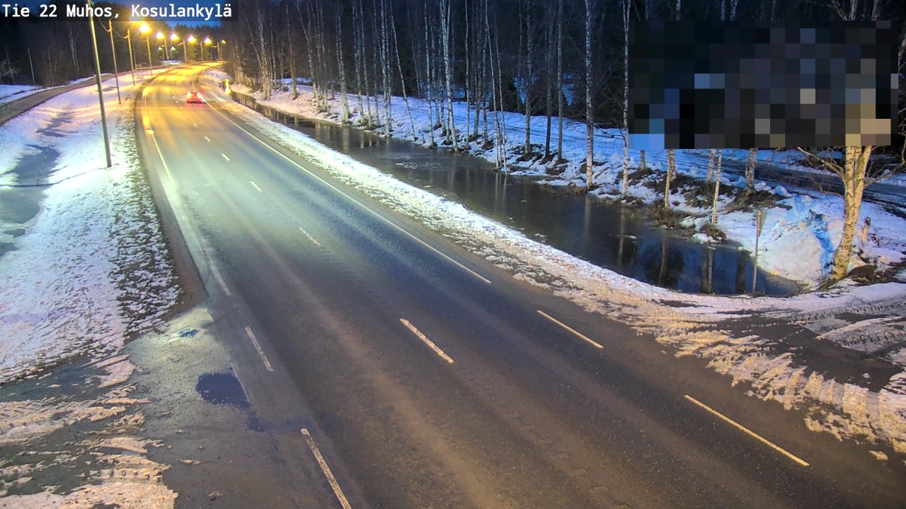 Kelikamerat Kuva Tie 22 Muhos, Kosulankylä, Muhos, Pohjois-Pohjanmaa