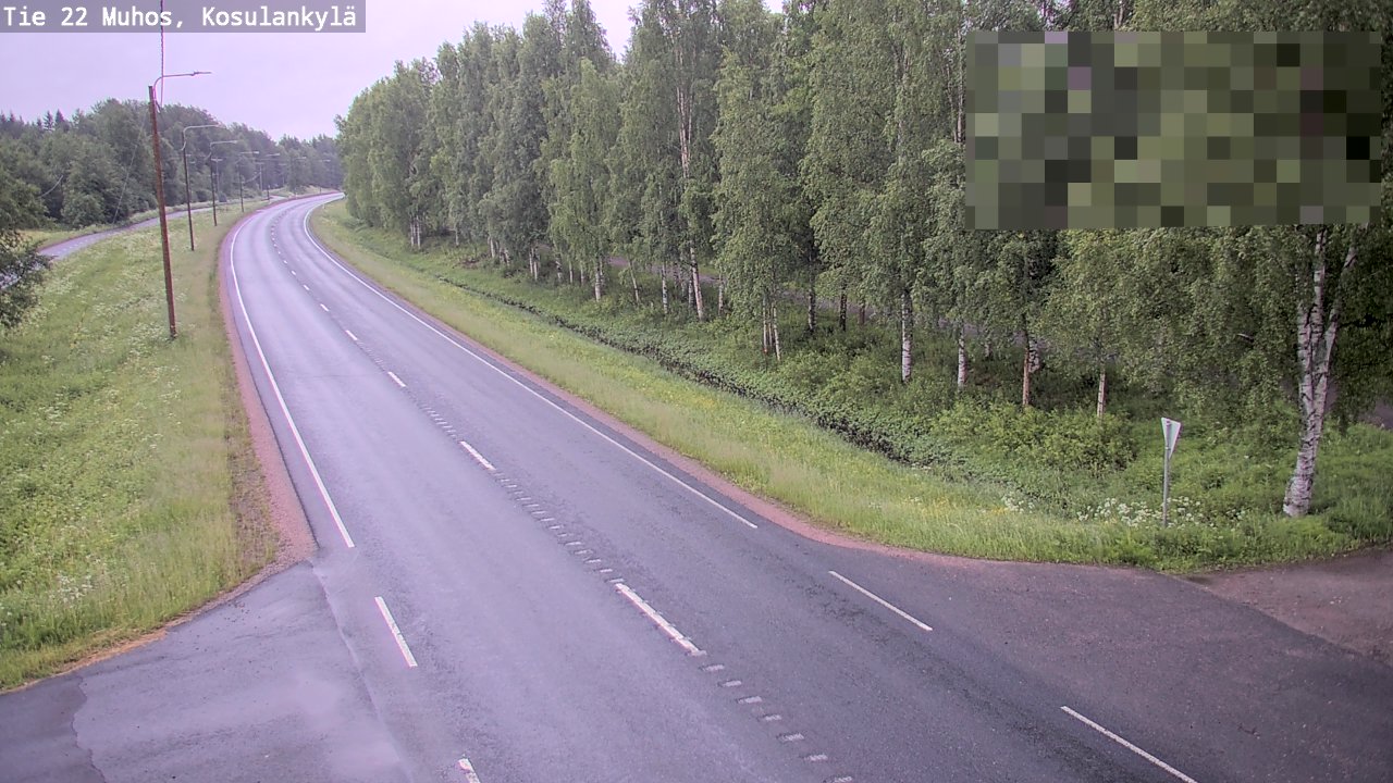 Kelikamerat Kuva Tie 22 Muhos, Kosulankylä, Muhos, Pohjois-Pohjanmaa
