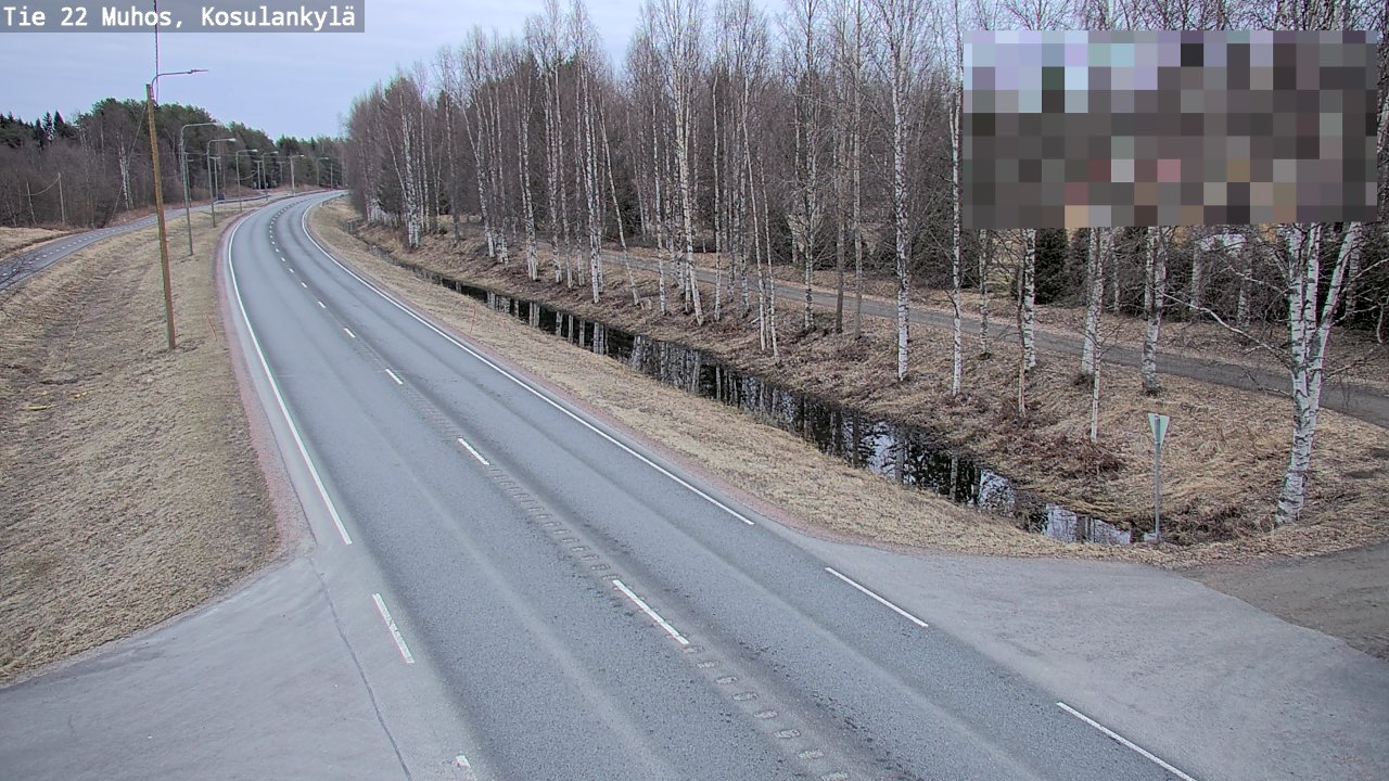 Kelikamerat Kuva Tie 22 Muhos, Kosulankylä, Muhos, Pohjois-Pohjanmaa