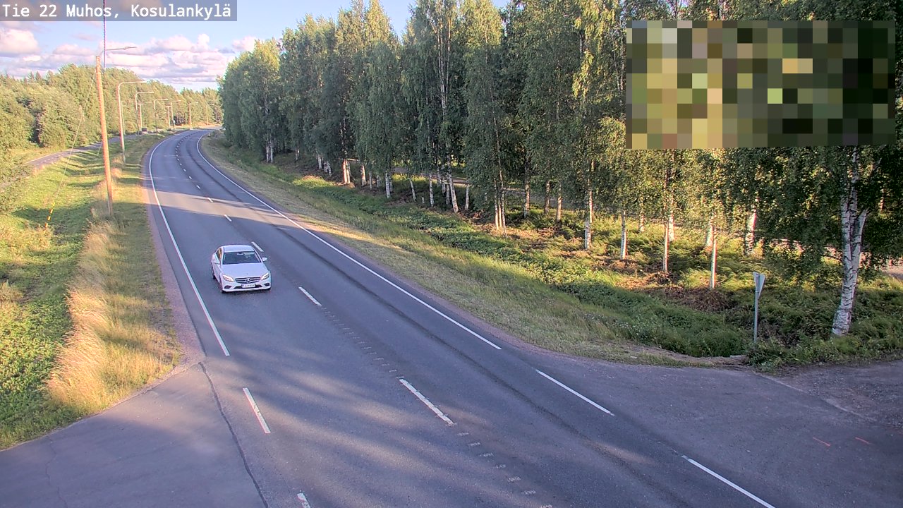 Kelikamerat Kuva Tie 22 Muhos, Kosulankylä, Muhos, Pohjois-Pohjanmaa