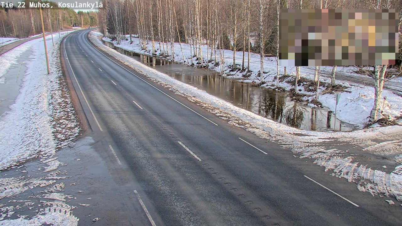 Kelikamerat Kuva Tie 22 Muhos, Kosulankylä, Muhos, Pohjois-Pohjanmaa