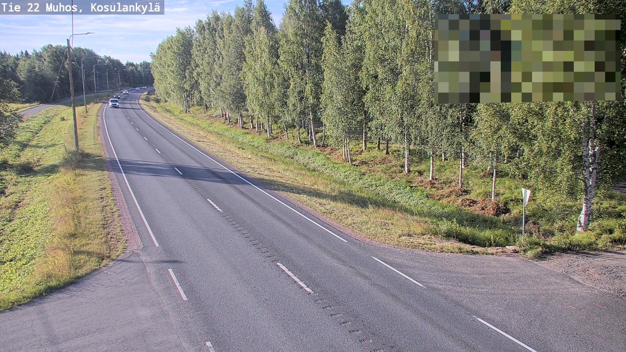 Kelikamerat Kuva Tie 22 Muhos, Kosulankylä, Muhos, Pohjois-Pohjanmaa