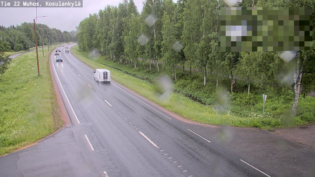 Kelikamerat Kuva Tie 22 Muhos, Kosulankylä, Muhos, Pohjois-Pohjanmaa