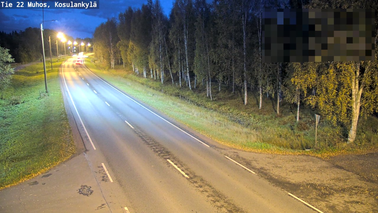 Kelikamerat Kuva Tie 22 Muhos, Kosulankylä, Muhos, Pohjois-Pohjanmaa