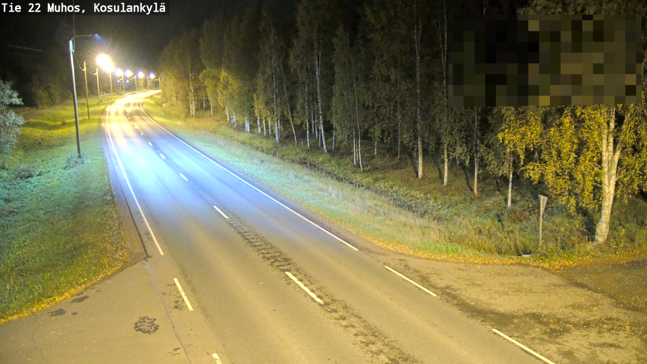 Kelikamerat Kuva Tie 22 Muhos, Kosulankylä, Muhos, Pohjois-Pohjanmaa