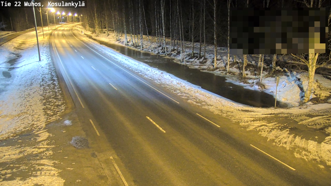 Kelikamerat Kuva Tie 22 Muhos, Kosulankylä, Muhos, Pohjois-Pohjanmaa