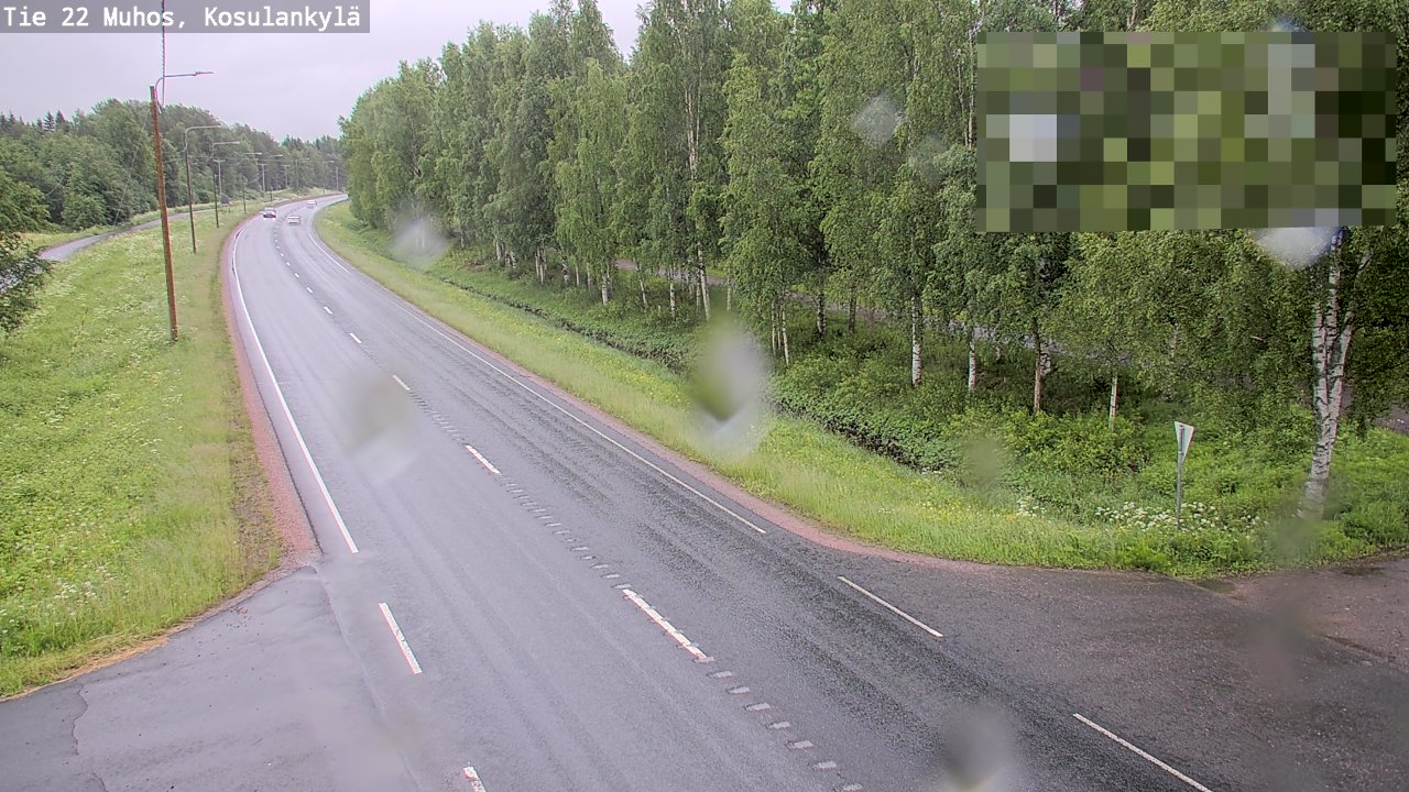 Kelikamerat Kuva Tie 22 Muhos, Kosulankylä, Muhos, Pohjois-Pohjanmaa