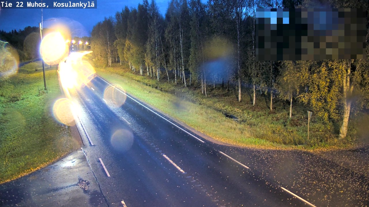 Kelikamerat Kuva Tie 22 Muhos, Kosulankylä, Muhos, Pohjois-Pohjanmaa