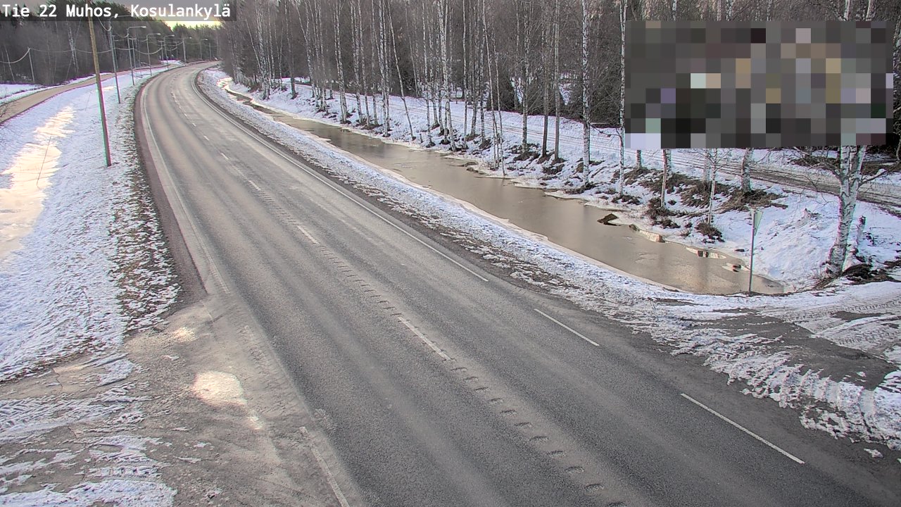 Kelikamerat Kuva Tie 22 Muhos, Kosulankylä, Muhos, Pohjois-Pohjanmaa