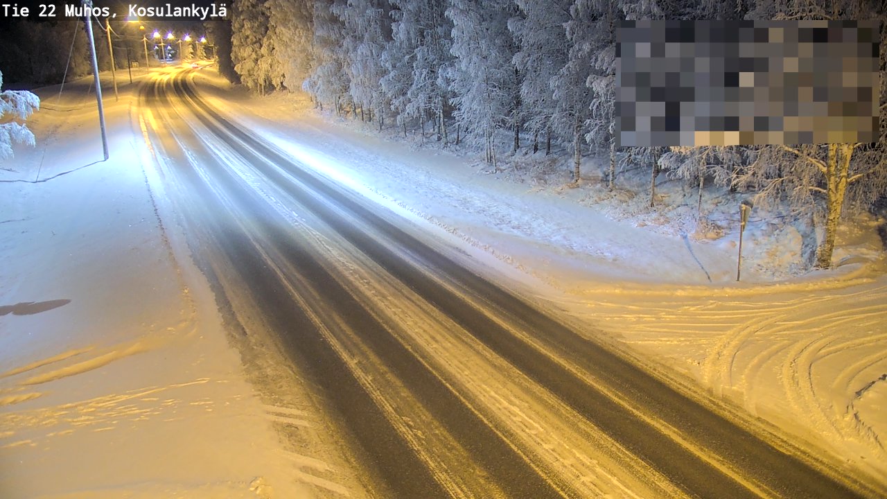 Kelikamerat Kuva Tie 22 Muhos, Kosulankylä, Muhos, Pohjois-Pohjanmaa