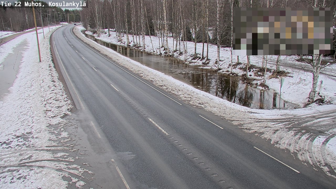 Kelikamerat Kuva Tie 22 Muhos, Kosulankylä, Muhos, Pohjois-Pohjanmaa