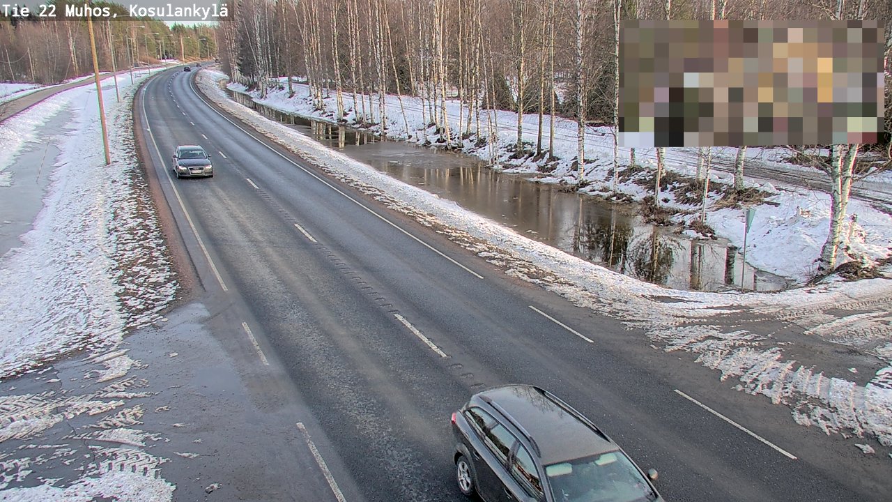 Kelikamerat Kuva Tie 22 Muhos, Kosulankylä, Muhos, Pohjois-Pohjanmaa