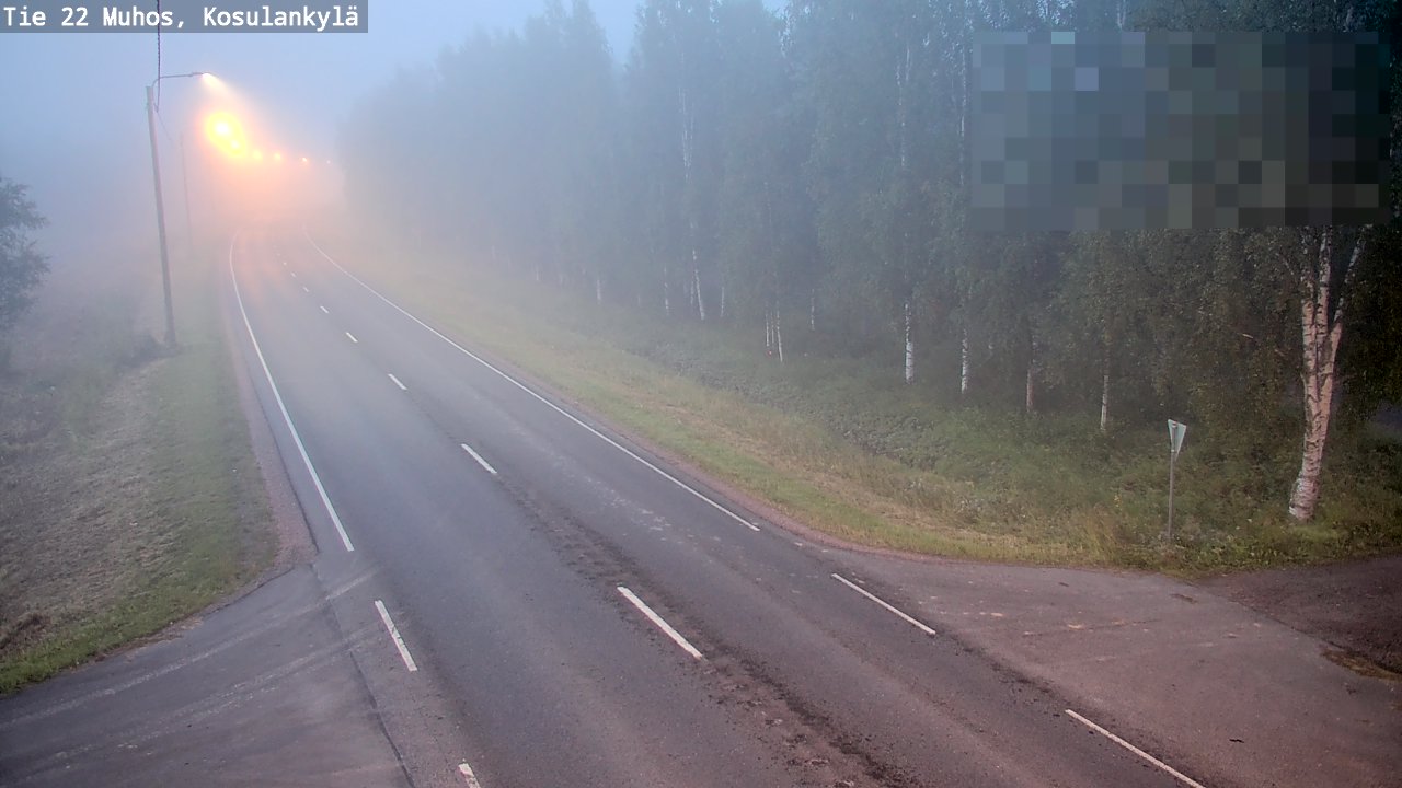 Kelikamerat Kuva Tie 22 Muhos, Kosulankylä, Muhos, Pohjois-Pohjanmaa