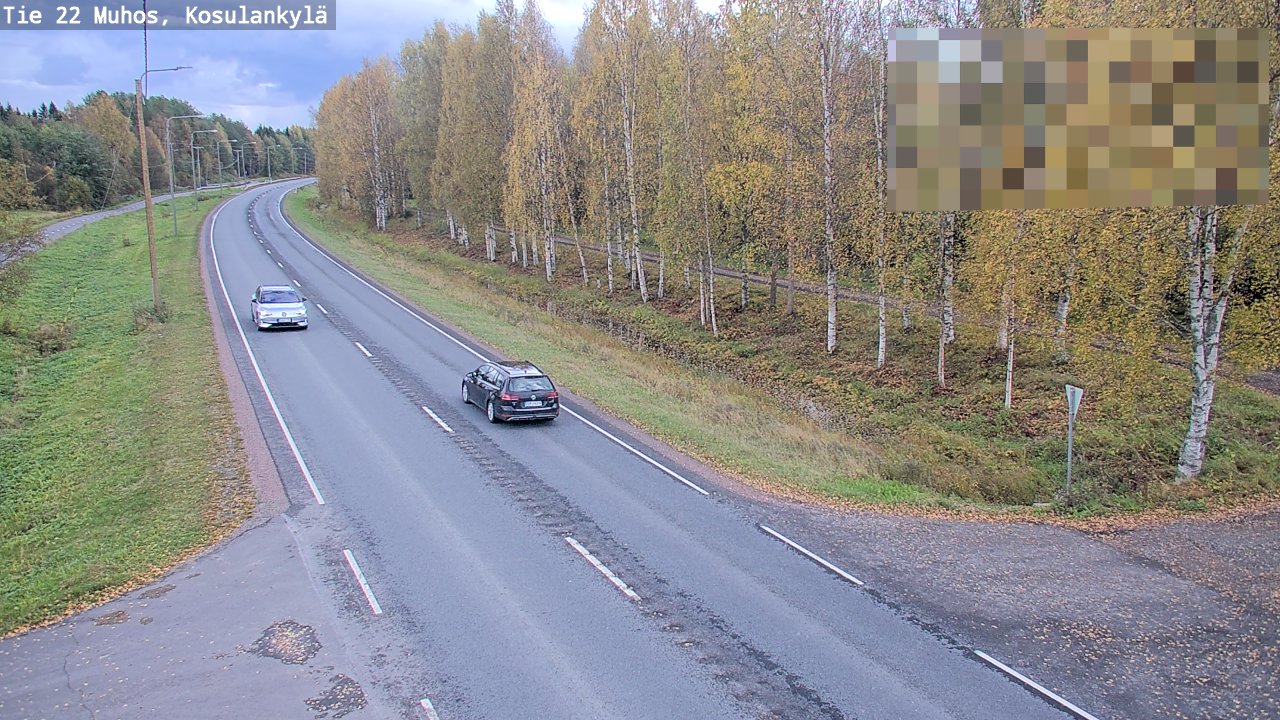 Kelikamerat Kuva Tie 22 Muhos, Kosulankylä, Muhos, Pohjois-Pohjanmaa