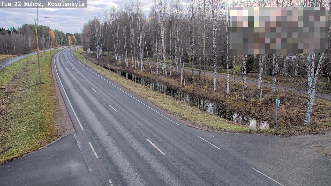 Kelikamerat Kuva Tie 22 Muhos, Kosulankylä, Muhos, Pohjois-Pohjanmaa