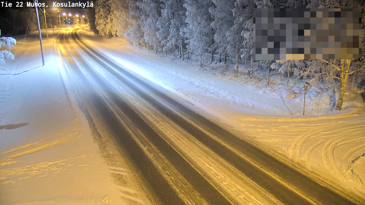 Kelikamerat Kuva Tie 22 Muhos, Kosulankylä, Muhos, Pohjois-Pohjanmaa