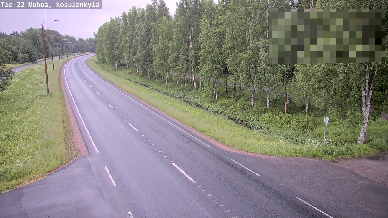 Kelikamerat Kuva Tie 22 Muhos, Kosulankylä, Muhos, Pohjois-Pohjanmaa