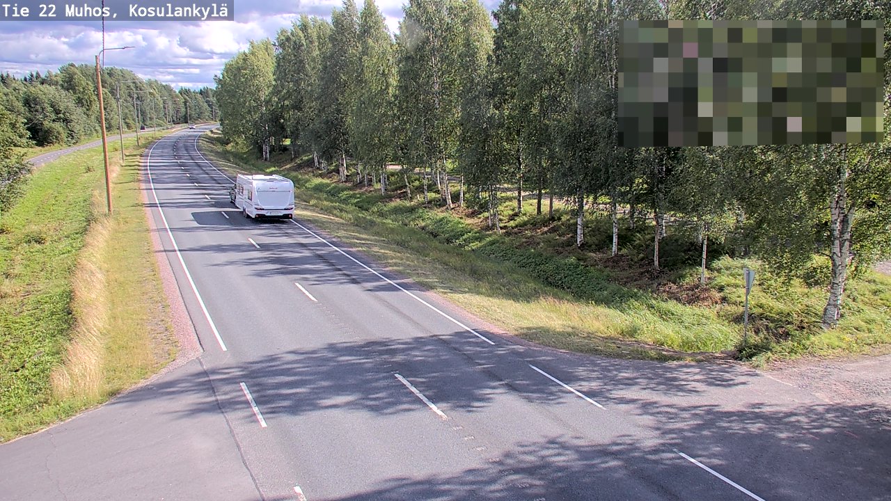 Kelikamerat Kuva Tie 22 Muhos, Kosulankylä, Muhos, Pohjois-Pohjanmaa