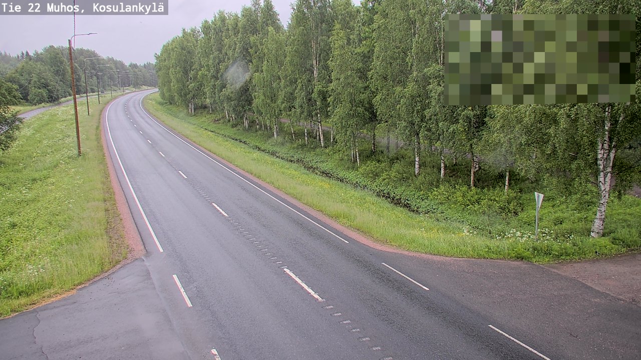 Kelikamerat Kuva Tie 22 Muhos, Kosulankylä, Muhos, Pohjois-Pohjanmaa