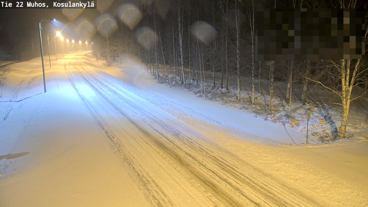 Kelikamerat Kuva Tie 22 Muhos, Kosulankylä, Muhos, Pohjois-Pohjanmaa