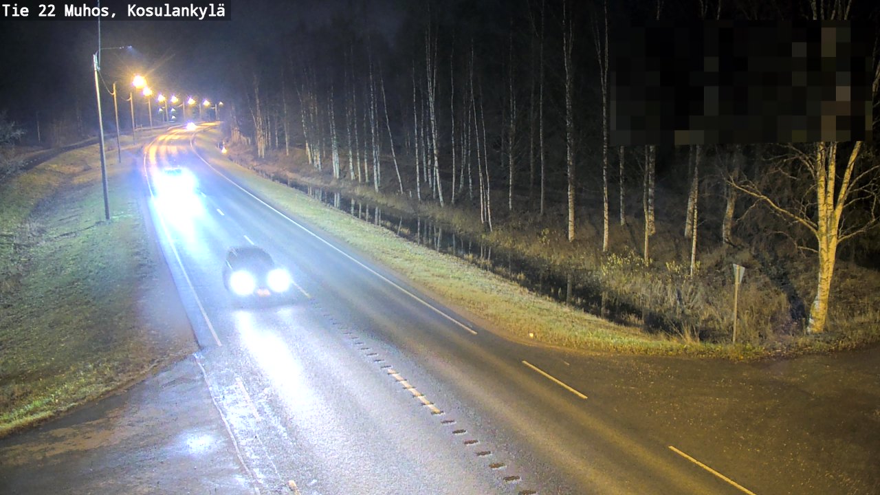 Kelikamerat Kuva Tie 22 Muhos, Kosulankylä, Muhos, Pohjois-Pohjanmaa