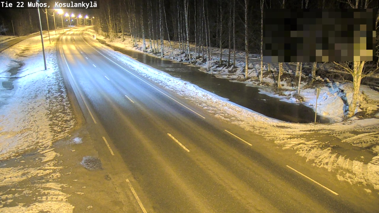 Kelikamerat Kuva Tie 22 Muhos, Kosulankylä, Muhos, Pohjois-Pohjanmaa