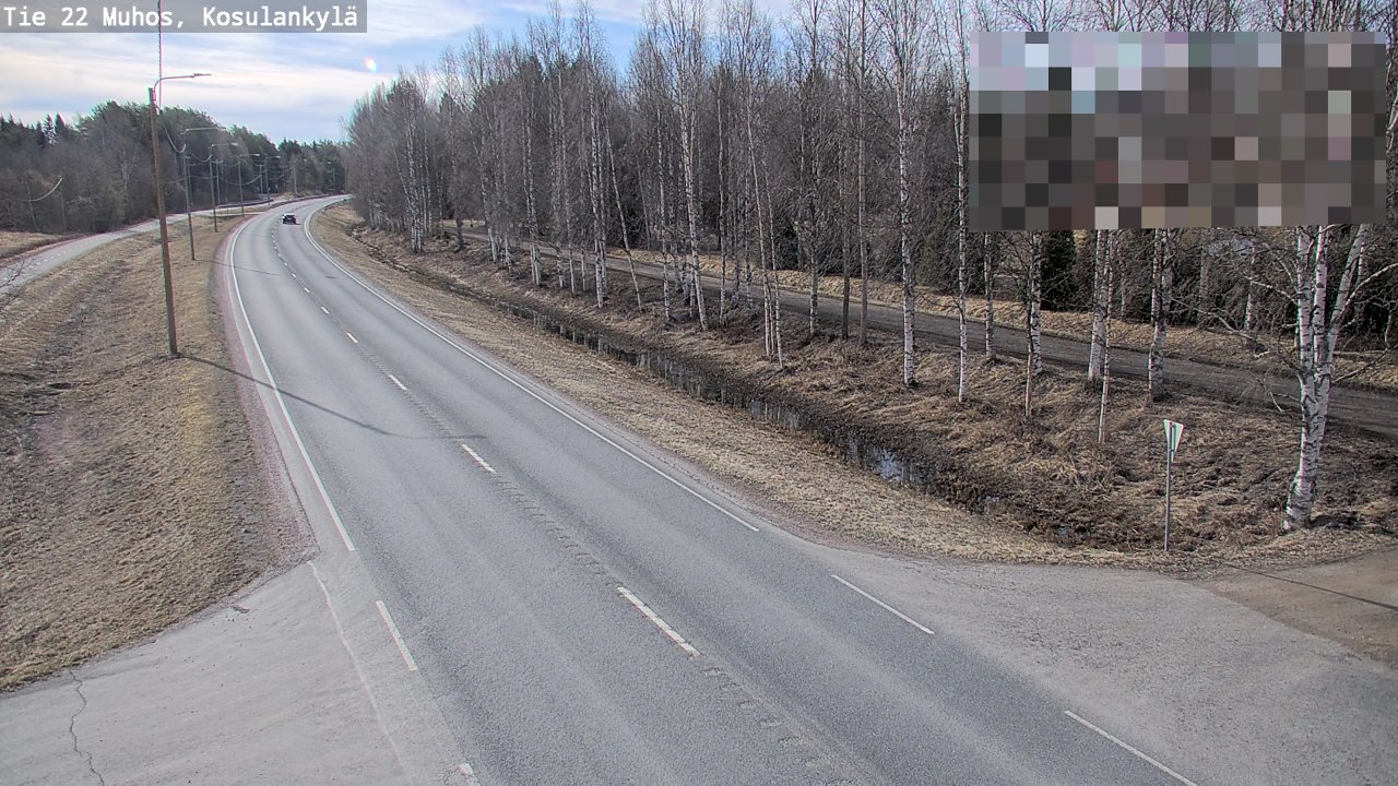 Kelikamerat Kuva Tie 22 Muhos, Kosulankylä, Muhos, Pohjois-Pohjanmaa