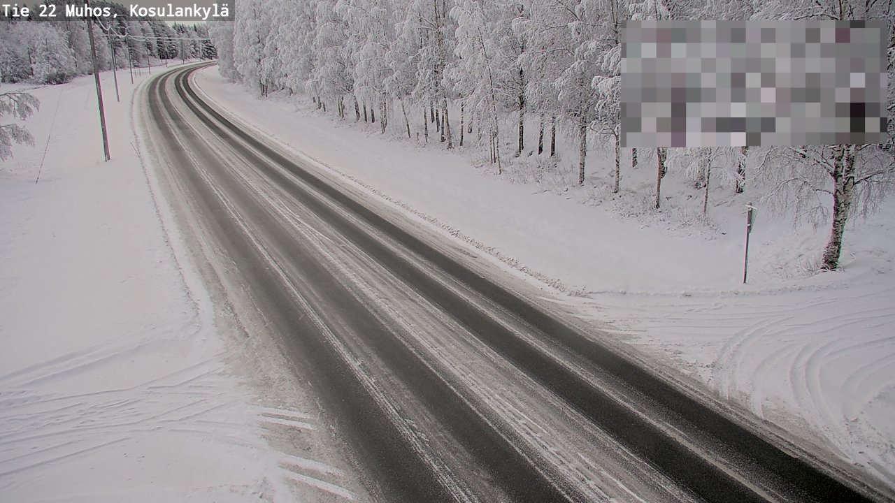 Kelikamerat Kuva Tie 22 Muhos, Kosulankylä, Muhos, Pohjois-Pohjanmaa